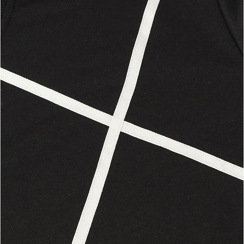 Yellow & Black Colorblock Sweatshirts